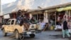 Taliban soldiers drive down a street in Panjshir, the last region of Afghanistan to resist the militants' takeover of the country.