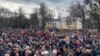 Several thousand people turned out on the streets of Chisinau on February 19 to protest against President Maia Sandu and the country's pro-Western government.