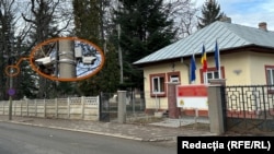 Hikvision cameras around a military unit in Romania