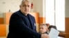 Former Bulgarian Prime Minister Boyko Borisov casts his vote at a polling station in Bankya, on the outskirts of Sofia, on April 2.