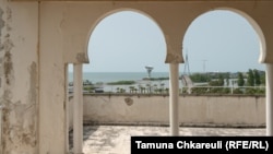 A view overlooking Anaklia, the site where a Chinese consortium plans to build Georgia's first deep-sea port on the Black Sea