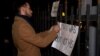 Armenia - a memorial to Aleksei Navalny outside the Russian Embassy in Yerevan - screen grab