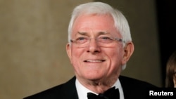 Phil Donahue pictured in January 2012 (file photo)