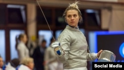 Ukrainian saber fencer Olha Kharlan (file photo)