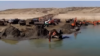 Taliban-led excavation works for the Qosh Tepa canal project. 