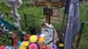 Yevgeny Sayapin's grave in Yashkino, where he was killed 11 days after returning from the front in Ukraine.