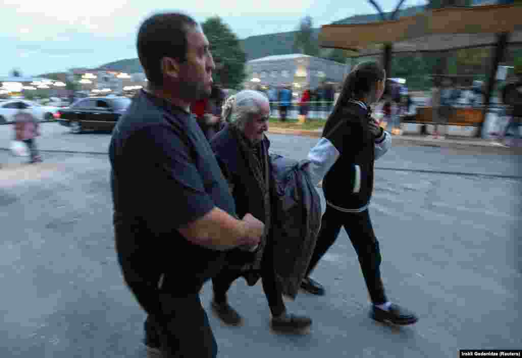 Refugees from Nagorno-Karabakh arrive in the southern Armenian city of Goris on September 24. Nagorno-Karabakh is internationally recognized as part of Azerbaijan but has been inhabited by ethnic Armenians for centuries. The two countries have fought several wars for control of the region and since December 2022, Baku has maintained a blockade on the region that cut off food and medicine supplies. &nbsp;