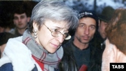 Anna Politkovskaya in 2001