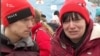 One woman broke down in tears while appealing to the women of Russia