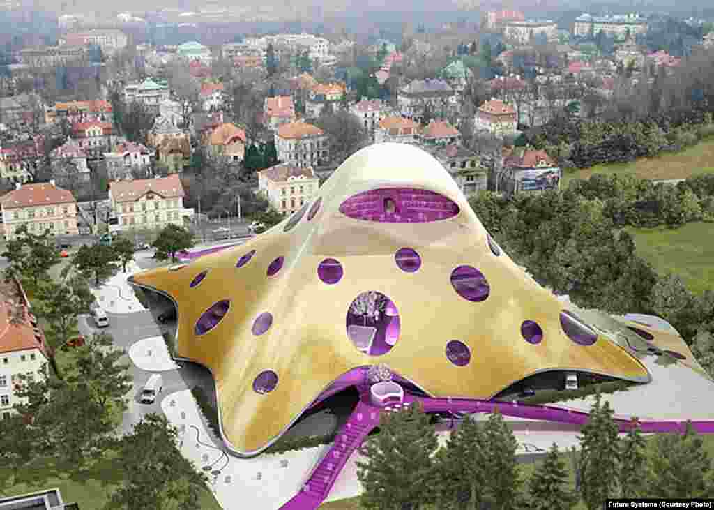 Czech architect Jan Kaplicky&#39;s design for a new Czech National Library in Prague was widely criticized when it was unveiled in 2007. Often called &quot;The Blob&quot; or &quot;The Octopus,&quot; it was criticized by Czech President Vaclav Klaus, who was quoted as saying he would prevent the construction of the building with his own body if it came to that. The design was later dropped.