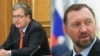 Billionaire businessman Oleg Deripaska (right)has threatened legal action over the report of his meeting with Russian Deputy Prime Minister Sergei Prikhodko.