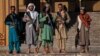 Taliban fighters stand guard outside a mosque during Eid al-Fitr prayers in Kabul. (file photo)