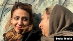 Maryam Karimbeigi and her mother, Shahnaz Akmali