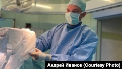 Andrei Ivanov now works as a doctor after leaving the military.