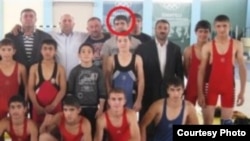 Rashad Bakhshaliev (circled) is reported to have joined IS in August after suddenly leaving Afghanistan for Syria, taking his family with him.