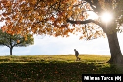 A villager in Apuseni in the autumn of 2022. After Turcu made this photo, the impoverished farmer asked him, "Would you be able to take me to Bucharest with you? I want to go to the parliament; I want to tell those guys up there how we live..."