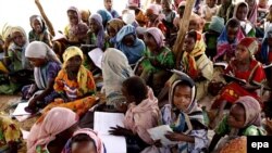 Darfur refugees in 2007. The Obama administration says it is strengthening its response to potential genocide and mass atrocities.