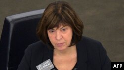 German member of the European Parliament Rebecca Harms (file photo)