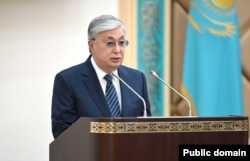 Kazakh President Qasym-Zhomart Toqaev (file photo)