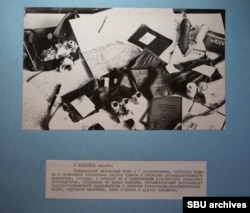 Contents of Makinen’s VW used as evidence by the Soviets.