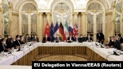 A meeting of the various delegations at the nuclear talks in Vienna. (file photo)