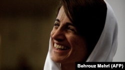 Iranian lawyer Nasrin Sotoudeh at home in Tehran in 2013