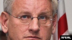 Swedish Foreign Minister Carl Bildt: "I think we have overall a very good atmosphere."