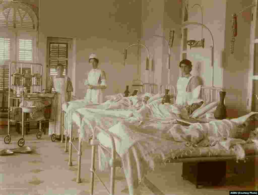 The Armenian hospital in Aleppo in 1920