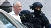 Ex-President Igor Dodon is detained in Chisinau on May 24.