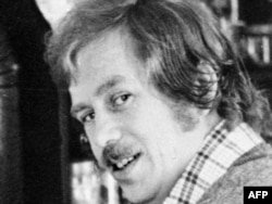 Vaclav Havel at his cottage in Hradecek in the early 1970s