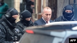 Following a request from Serbia, French authorities detained former Kosovo Prime Minister Ramush Haradinaj on January 4. (file photo)