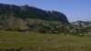 Shushi/Susa is perched above the cliffs that tower over the village of Karintak/Dasalti in Nagorno-Karabakh.