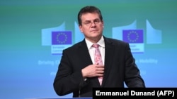 European Commission Vice President Maros Sefcovic (file photo)