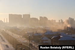 Despite being located on a windy steppe, coal fires have had a detrimental effect on air quality in the Kazakh capital, Nur-Sultan. (file photo)