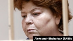 Nina Maslyayeva, former chief accountant of the of Seventh studio theater group in court earlier this year. 