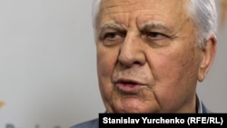 Former Ukrainian President Leonid Kravchuk says his nation must find a peaceful solution to the conflict in the east.