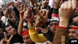 Antigovernment demonstrators continue to occupy Cairo's Tahrir Square.