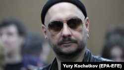 Russian theater and film director Kirill Serebrennikov attends a court hearing in Moscow on August 16.