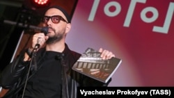 Kirill Serebrennikov speaks at a press conference in February.