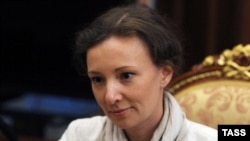 Russian Children's Ombudswoman Anna Kuznetsova (file photo)