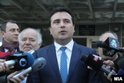 Macedonian Prime Minister Zoran Zaev (file photo)