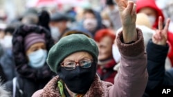 Belarusians have taken to the streets since the disputed August 2020 election. 