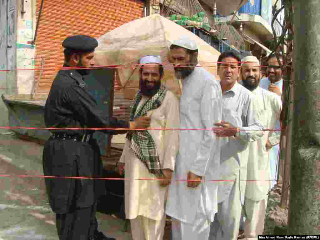 Voting in the Swat district of the northwestern Khyber Pakhtunkhwa Province