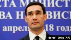 Turkmen President Serdar Berdymukhammedov (file photo)