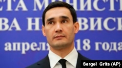 Serdar Berdymukhammedov, the son of the Turkmen president