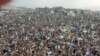 Thousands of people attended a Pashtun Tahafuz Movement rally in Miramsha, North Waziristan, on November 15, 2020. 