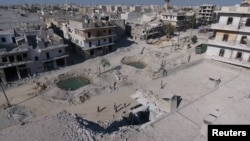 The UN says 275,000 civilians are trapped the in the rebel-held part of Aleppo. 