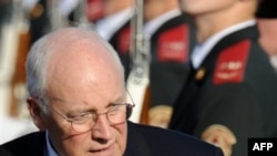 Vice President Dick Cheney arrived in Ukraine late on September 4.