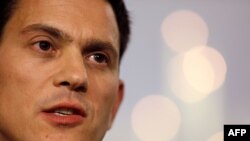 Former British Foreign Minister David Miliband is trying to build support for a UN-managed mediation effort to end the war.