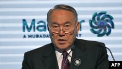 Kazakh President Nursultan Nazarbaev (file photo)